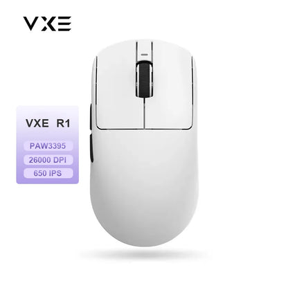 ATK VXE Dragonfly R1 Pro MAX Wireless Gaming Mouse, PAW3395 Wireless Gaming Mouse, Ultra-Lightweight Rechargeable Esports FPS Mouse with 26,000 DPI