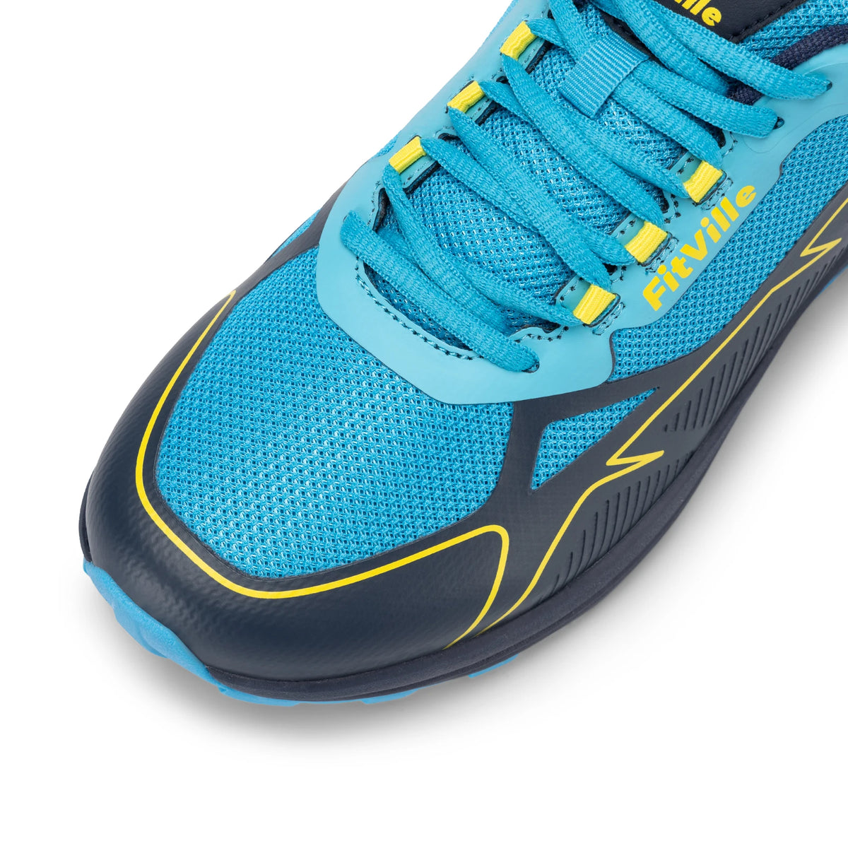 FitVille Non-Slip Trail Running Shoes Men's Sneakers Extra Wide Lightweight for Male Swollen Feet Arch Support Pain Relief