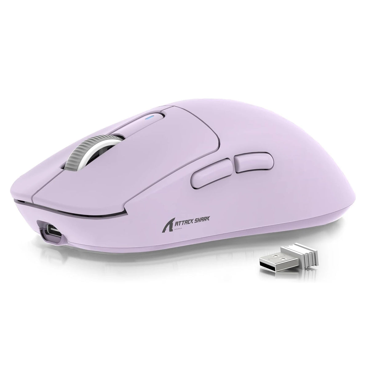 ATTACK SHARK X3 Wireless Gaming Mouse, Ultra-Light 49g Ergonomic Gaming Mouse with PAW3395 Sensor, Tri-Mode Bluetooth/2.4G/USB, 26K DPI Programmable Mouse