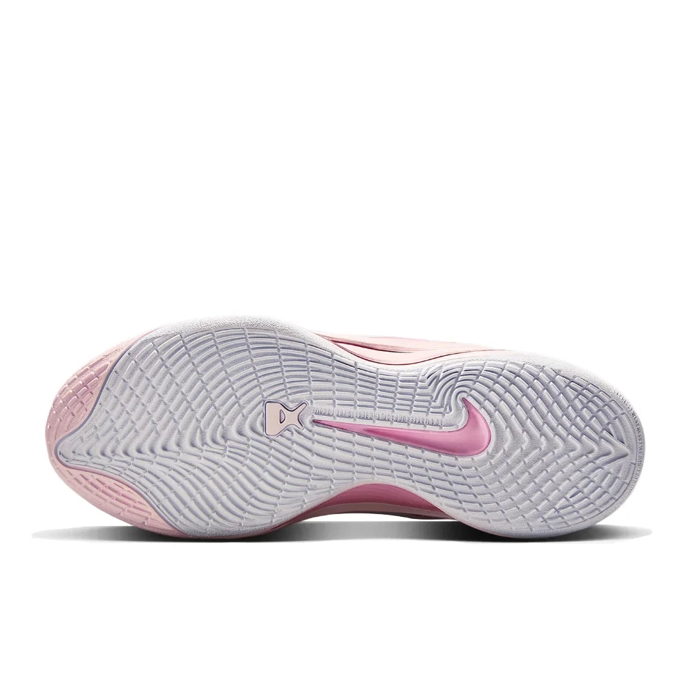 Nike AOne: Simple, Comfortable, Versatile, Breathable, and Grippy Basketball Shoes (Unisex) in Pink and White FZ8606-101