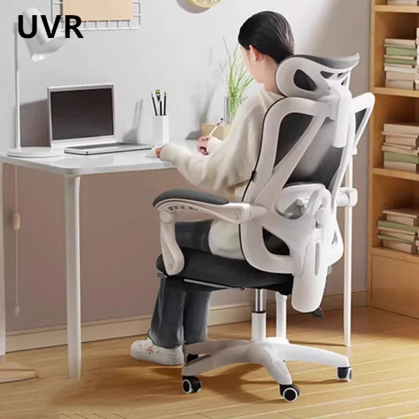 UVR Ergonomic Gaming Computer Chair Breathable Mesh Office Chair with Adjustable Armrest, Swivel Executive Desk Chair for Home Office & Work
