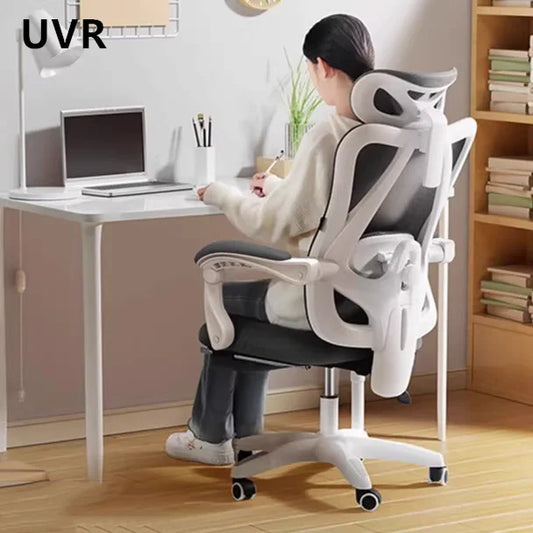 UVR Ergonomic Gaming Computer Chair Breathable Mesh Office Chair with Adjustable Armrest, Swivel Executive Desk Chair for Home Office & Work