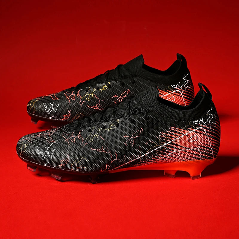 New Men's Soccer Shoes Training Wholesale Top Football Boots Sneakers FG Quality Cleats Non-Slip Drop Shipping Unisex Adult