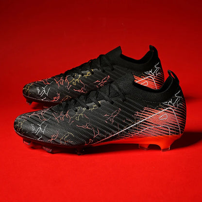 New Men's Soccer Shoes Training Wholesale Top Football Boots Sneakers FG Quality Cleats Non-Slip Drop Shipping Unisex Adult