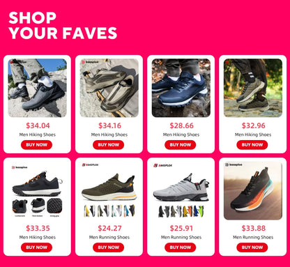 Baasploa New Men Running Shoes Outdoor Casual Lightweight Breathable Sneakers Male Cushioning Non-Slip Vintage Sports Shoes