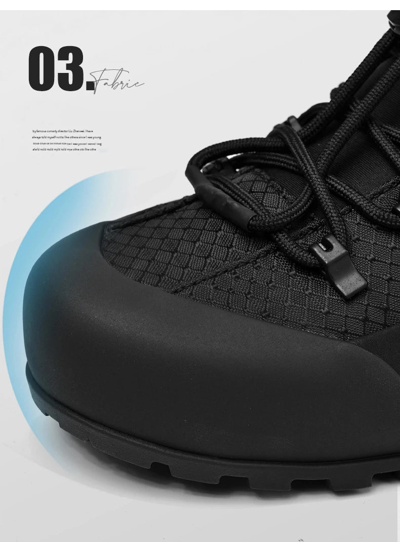 2025 New Hiking Shoes Non-Slip Grip Men's Spring Fall Outdoor Casual Sports Shoes Breathable Comfortable Durable Leisure Sneakers