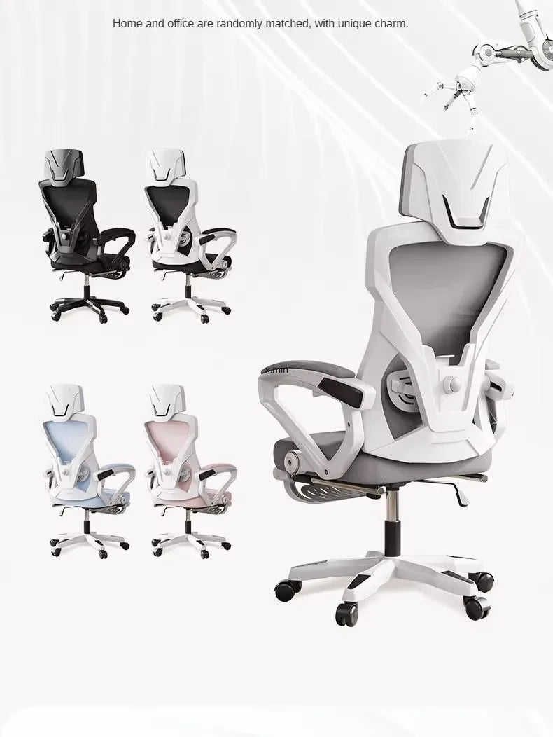 Ergonomic Computer Office Chair with Adjustable Height, Rotating Swivel Design, Comfortable Reclining Boss Chair for Home Office, Study & Gaming