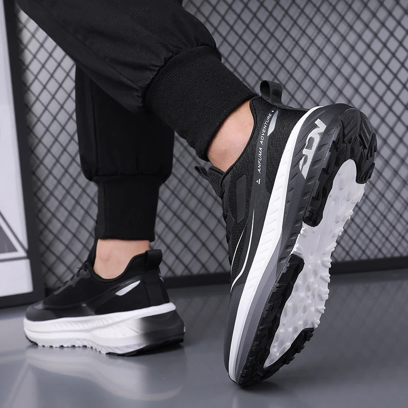 Walking Shoes Men Outdoor Non-slip Good Quality Trendy Flat Wear-Resistant Breathable Sneakers Casual Sport Running Shoes Man