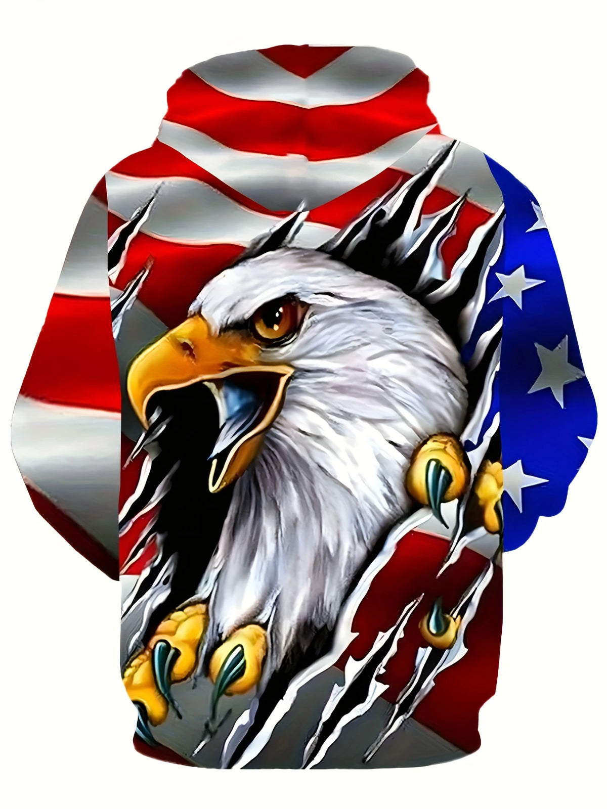 2025 Fashion Cool Eagle Men's Hoodie 3D Printed Hoodies Edition Trend American Eagle Men's Sportswear Kids Casual Unisex Pullover
