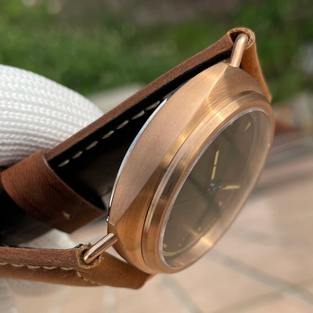 STEELFLIER Official SF760S Luxury Bronze Mechanical Watch NH35 Movt Sapphire Crystal Swiss Luminous 20Bar Waterproof Wristwatch