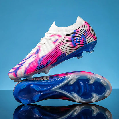 New Men Soccer Shoes Match Outdoor Sneakers Grass Cleats Hot-selling Football Boots Non-Slip Boys High-quality High-top Light