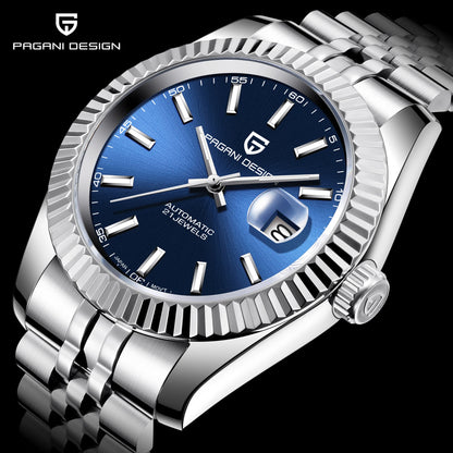 2026 New PAGANI DESIGN Watches Luxury Gold And Silver Mechanical Watches For Men Stainless Steel Sapphire Mirror Automatic Watch