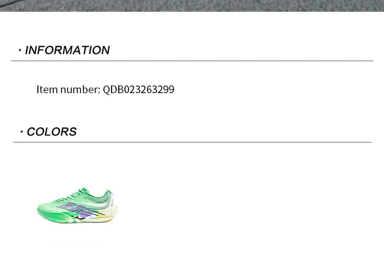 QIAODAN Feiying PB6.0 Carbon Plate Running Shoes Men Professional Marathon Racing Sneakers Lightweight Sports Shoes QDB023263299