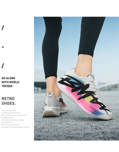Men's Running Shoes Outdoor Mesh Luxury shoes Couple Off-road Sneakers Cushioning Breathable Trainer Shoes Race Non-Slip Fashion
