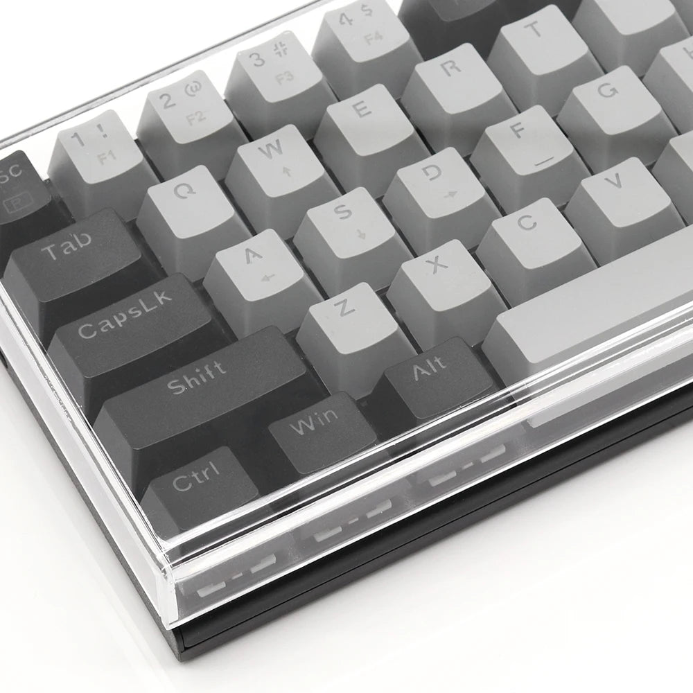 Acrylic Keyboard Clear Protector Case for Mechanical Keyboard, Transparent Keyboard Dust Cover for 60/61/64/96/98/104/108 Key Keyboards & Mouse