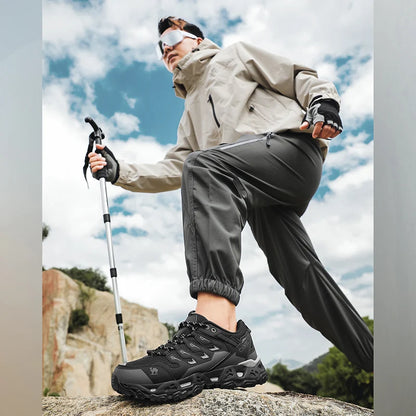 Men Women Hiking Shoes Non-slip Trekking Outdoor Sneakers Sports Shoes Camping Training Jogging Breathable Climbing Trail Shoes