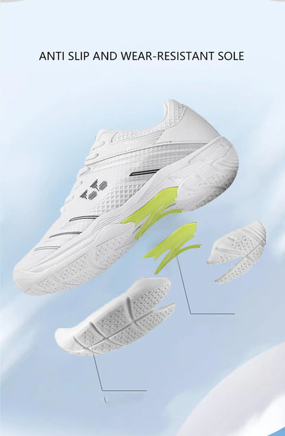 New Professional Badminton Shoes Sneakers Mens Breathable Anti-slip Tennis Sport Shoes for Men Women Training Sneakers