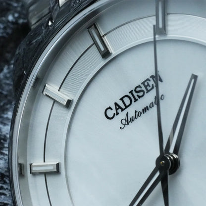 CADISEN Mechanical Wristwatches MIYOTA 9015 Movement Automatic Ultra-thin Watch Sapphire Waterproof Rose gold Business Watches