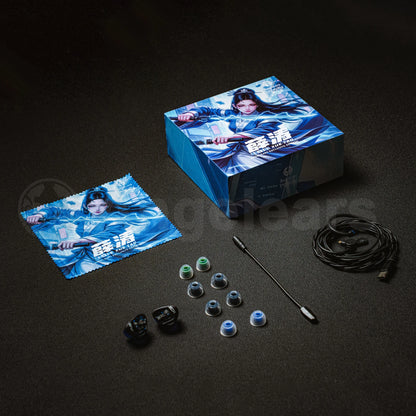 TANGZU x Angelears XueTao AE-101 Gaming 10mm Single Dynamic Driver Glass Diaphragm Unit In-Ear Monitor Headphones