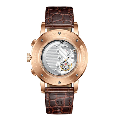 CORGEUT Automatic Mechanical Luxury Watches For Man Business Multification Date Day Month Year 316L Mechanical Men's Watches