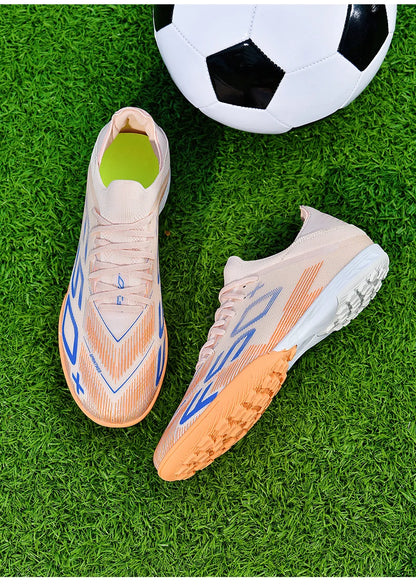 New Men Sneakers Match Grass Cleats High-quality Soccer Shoes Futsal Football Boots Non-Slip Indoor Hot-selling High-top Outdoor