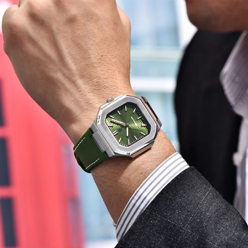 2026 New PAGANI DESIGN Square Quartz Luxury Watch For Men AR Sapphire Mirror Japan Movt Man watch Luminous 316L All Steel Watch