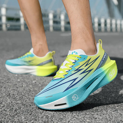 5.0 MIX Carbon Plate Running Shoes for Men and Women Racing Marathon Stable Rebound Shock-absorbing Training Sneakers