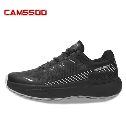 Pánské turistické boty CAMSSOO na léto, prodyšné neklouzavé běžecké boty na cestování, outdoorové sporty, s tlumením, ležérní kotníkové boty do terénu