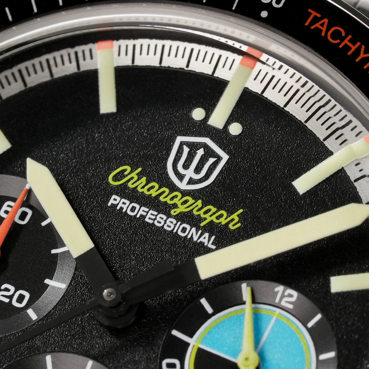 Watchdives WD1863 39mm Watch VK63 Quartz Chronograph Movement BGW9 Luminous 10Bar Waterproof 39mm Vintage Watches