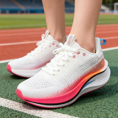 Baasploa Women Carbon Plate Running Shoes Outdoor Professional Cushioning Jogging Sneakers Female Casual Breathable Sports Shoes
