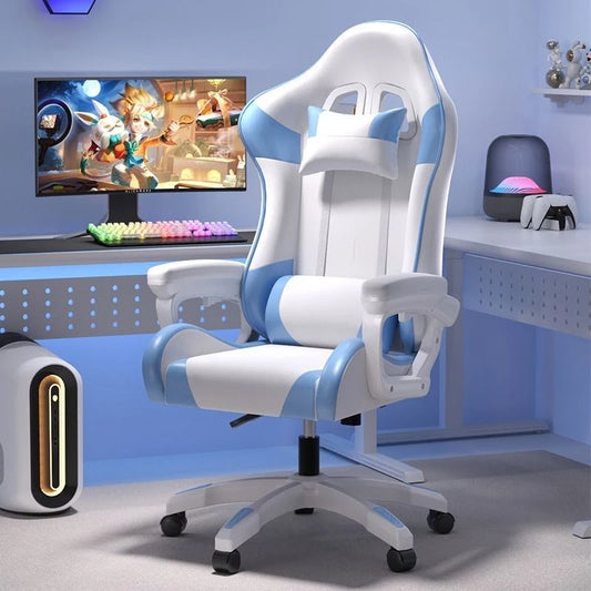 Ergonomic Gaming Chair Racing Style Computer Chair with Adjustable Armrests, Reclining Office Chair, E-Sports Chair for Home & Office