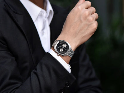 Pagani design2026fashion men's quartz watch top brand luxury sapphire VK63 men's chronograph all-steel diving relógios masculino