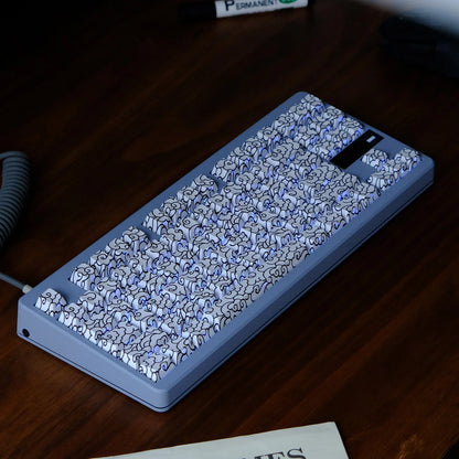 KYOMOT 135 Keys PBT Side Print Keycap Double Shot Cherry Profile Shine Through Keycaps for MX Switch Games Mechanical Keyboard
