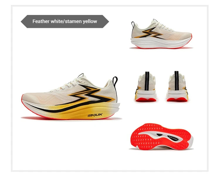 361 Degrees Flame 4.0 MIX Men Running Shoes Carbon Plate Racing Marathon Stable Rebound Wear-resistant Male Sneakers 672512204