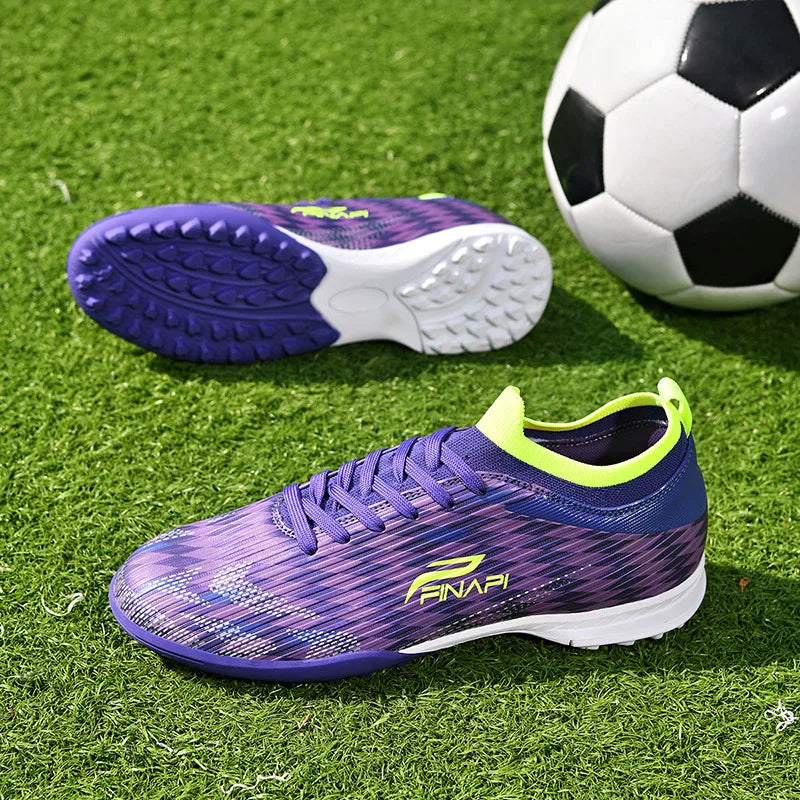 New Men High-quality Soccer Shoes Cleats Match Indoor Hot-selling Outdoor Football Boots Grass High-top Futsal Non-Slip Sneakers