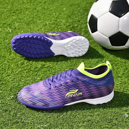 New Men High-quality Soccer Shoes Cleats Match Indoor Hot-selling Outdoor Football Boots Grass High-top Futsal Non-Slip Sneakers