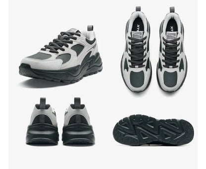 Xtep Men's Casual Shoes 2025 Winter Street Style Cushion Lightweight Wear-Resistant Breathable Walking Sneakers 875419320005