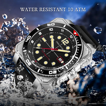 FeelNever 8215 Movement Automatic Dive Watch for Men Super Luminous 316 Steel Wristwatch Sapphire Sports Mechanical Male Watches