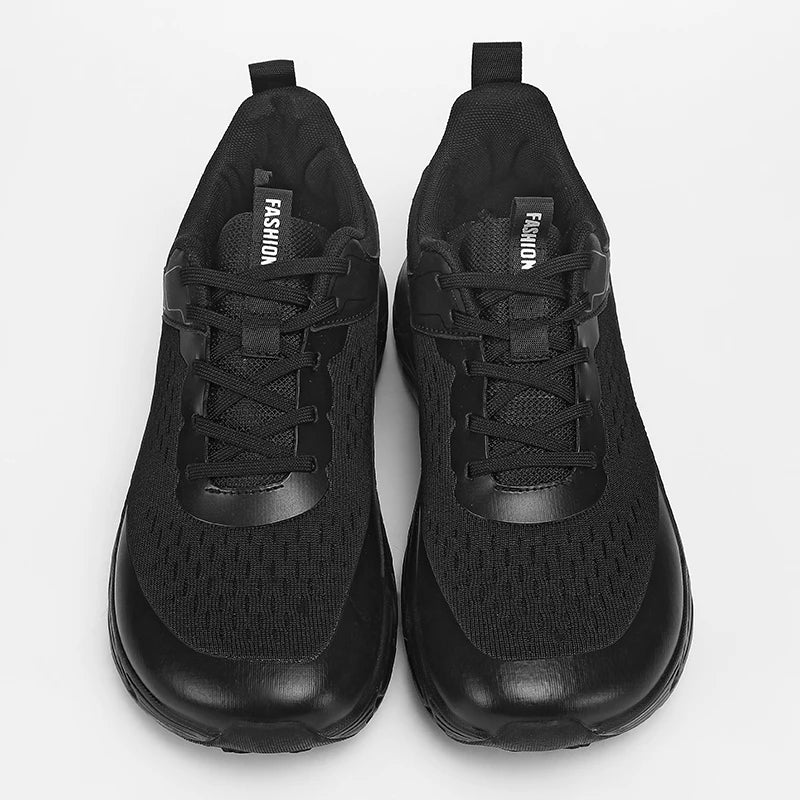 Wide Box Toe Sneakers Platform Soles Fashion Casual Sports Shoes Men Running Walking