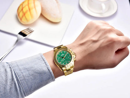 RollsTimi Men's Watches Top Luxury Sapphire Men's Mechanical Watches Calendar Week stainless steel waterproof relógios masculino