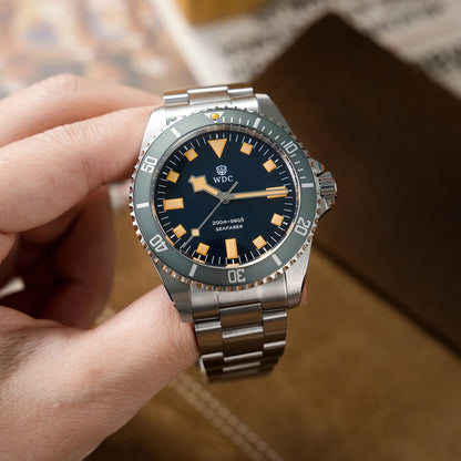 Watchdives WD5513Q Watch VH31 Sweep Second Movement Stainless Steel Sapphire Crystal Business Wristwatch Vintage Watches