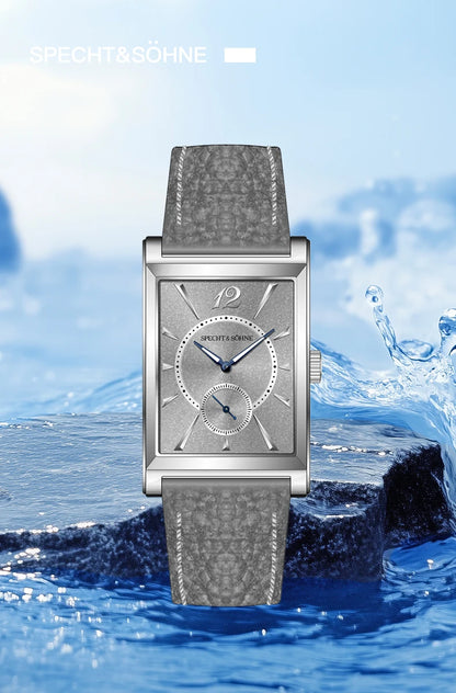 2025 New Fashion Specht & Söhne Square Watch Men's Watches Ultrathin Japan Movt Casual Men Watch Black Color Reloj Hombre 26MM