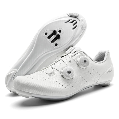 Competition Cycling Sports Shoes Road Bicycle Shoes Unisex Breathable Sports Cycling Shoes Self-locking Racing Bicycle Shoes