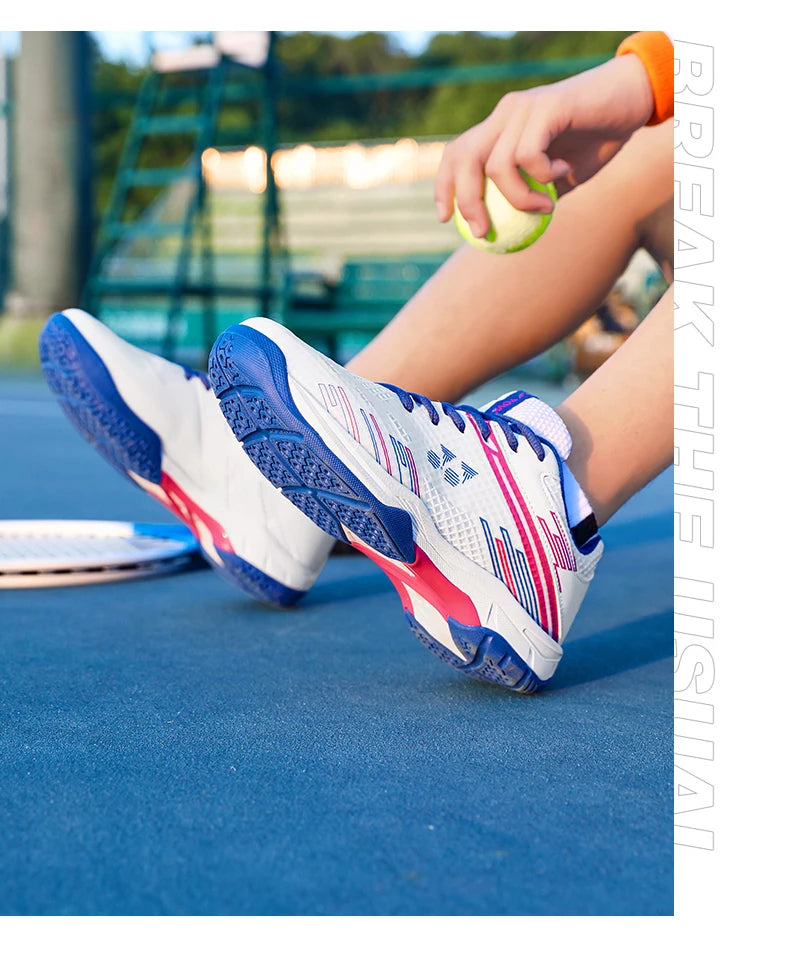 New Professional Badminton Shoes Sneakers Mens Breathable Anti-slip Tennis Sport Shoes for Men Women Training Sneakers