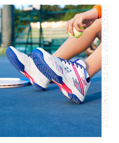 New Professional Badminton Shoes Sneakers Mens Breathable Anti-slip Tennis Sport Shoes for Men Women Training Sneakers