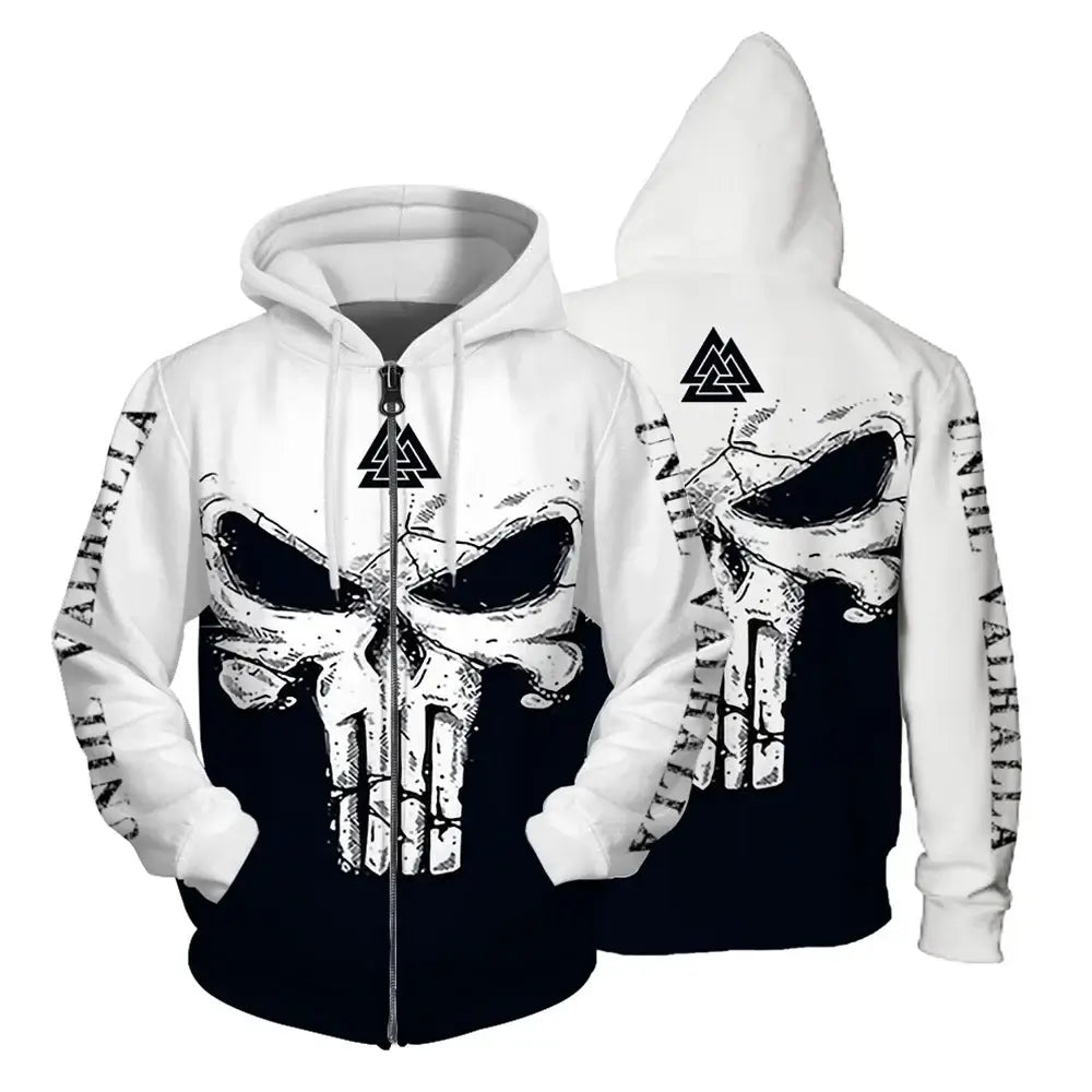 Produit gaming premium Fraquane, produits de luxe, nouvelle génération, équipement gamer, Autumn Sweatshirt New In Hoodies & Sweatshirts Comfortable Fashion Skull Print Keep Warm Clothing Man Hoodie Men's Clothing Tops