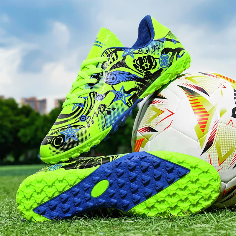 New Men Soccer Shoes Boys Original Football Shoes TF/AG Indoor Professional Football Field Boots Society Cleats Sneaker Non Slip