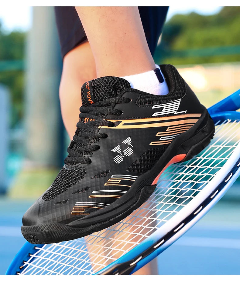 New Professional Badminton Shoes Sneakers Mens Breathable Anti-slip Tennis Sport Shoes for Men Women Training Sneakers
