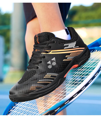 New Professional Badminton Shoes Sneakers Mens Breathable Anti-slip Tennis Sport Shoes for Men Women Training Sneakers