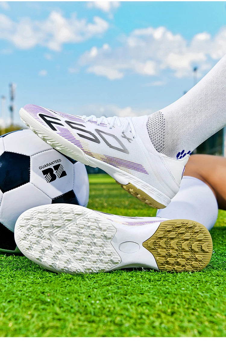 Ultralight Outdoor Sport Men's Soccer Shoes Training Football Sneakers for Youth Turf Soccer Cleats Cleats Non-Slip